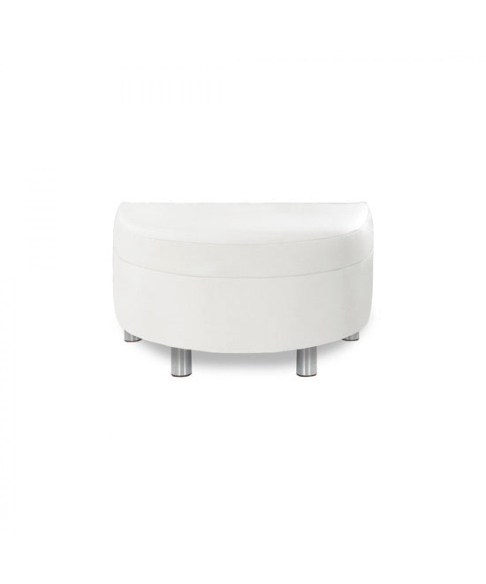 Continental Half Moon Ottoman